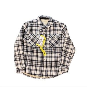 Sage ladies plush shirt jacket